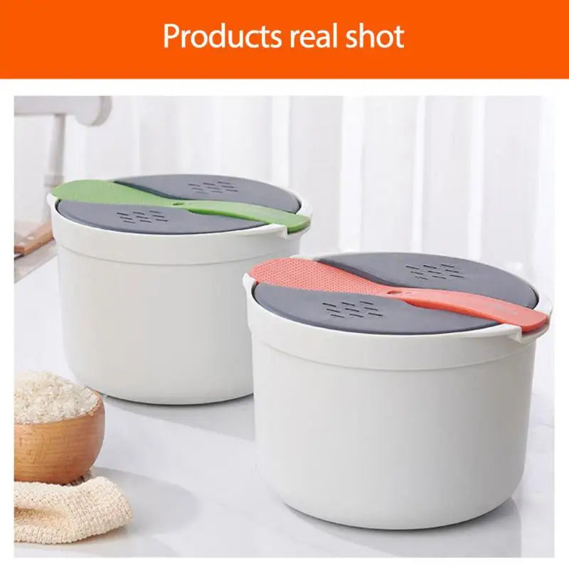 Microwave Oven Rice Cooker Portable Food Container | Yazijico™