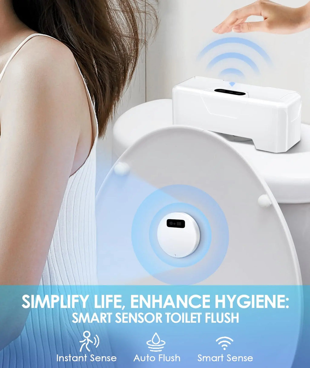 Automatic Toilet Flusher Smart Touchless Toilet Flush | Yazijico™