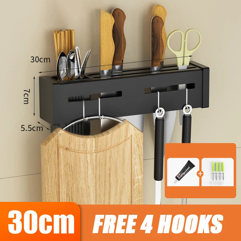Stainless Steel Kitchen Storage Rack Wall-mounted | Yazijico™