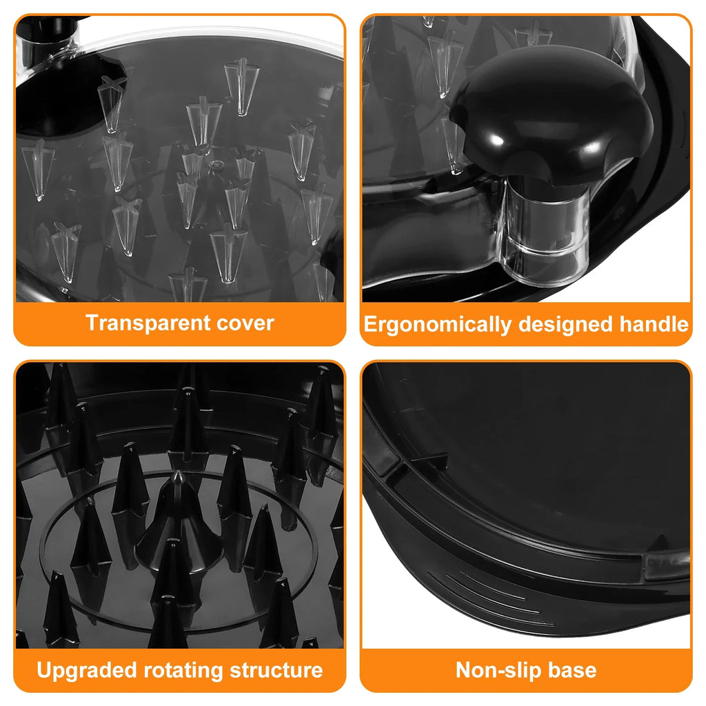 Chicken Shredder with Clear Lid Efficient Non-Slip | Yazijico™   