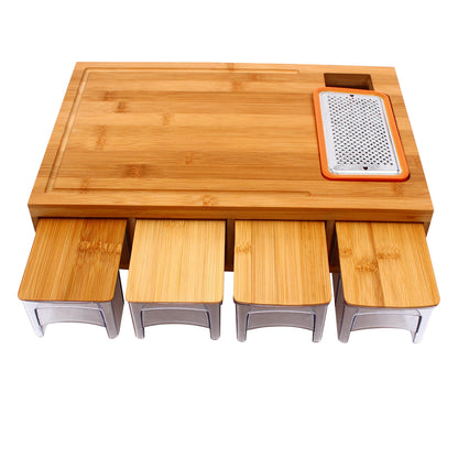 Multi-functional Storage Drawer Cutting Board | Yazijico™ 