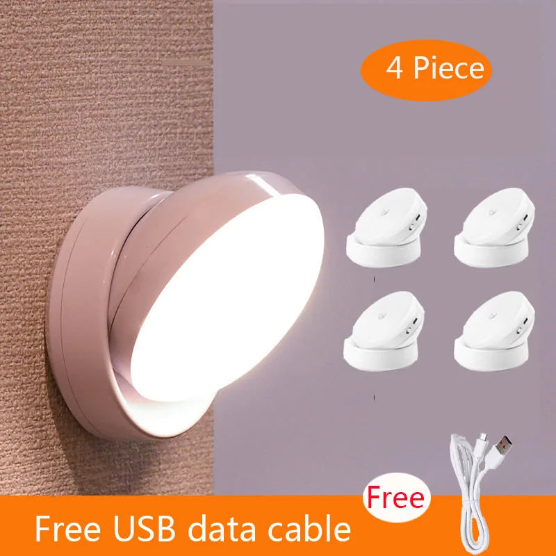 Motion Sensor Light Wireless Lamp USB Rechargeable | Yazijico™ 