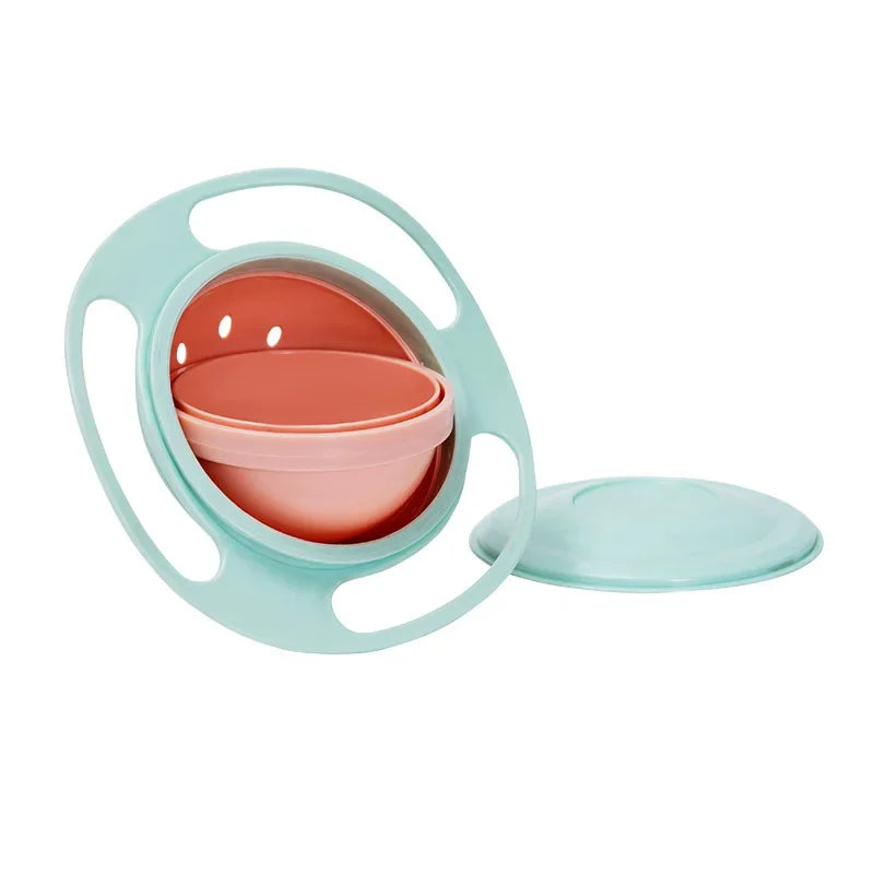 Spill Proof Feeding Dishes Baby Training Rotary Balance  | Yazijico™