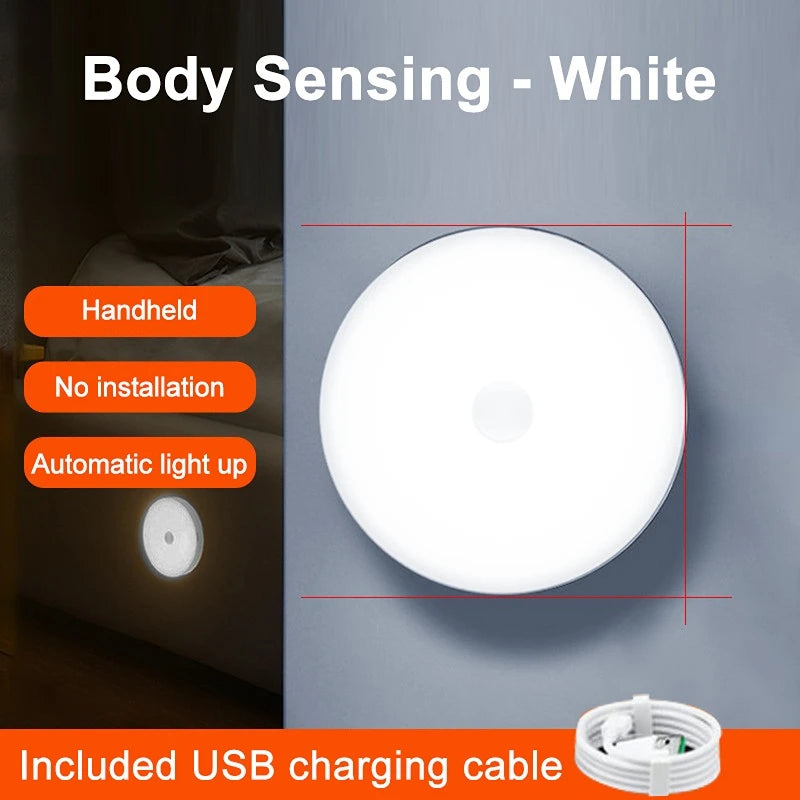 Motion Sensor Light Wireless Lamp USB Rechargeable | Yazijico™ 