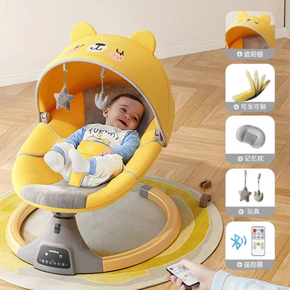 Yazijico™ Newborn Baby Electric Rocking Chair Baby Sleeping - Yazijico™ 