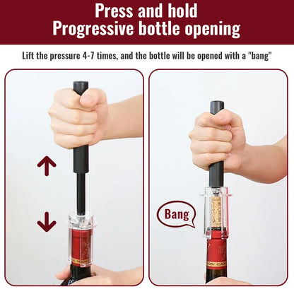 Wine Bottle Opener Air Pressure Vacuum 