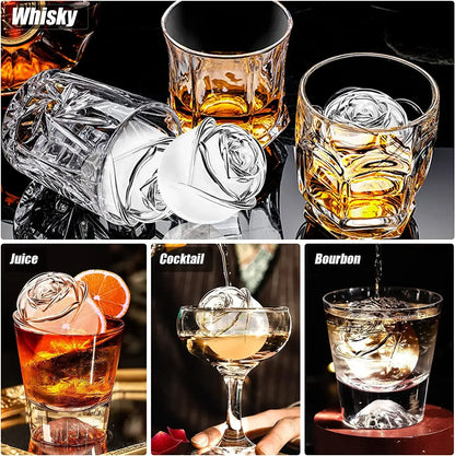 Yazijico™ Creative 3D Rose Ice Molds Large Ice Cube - Yazijico™ 