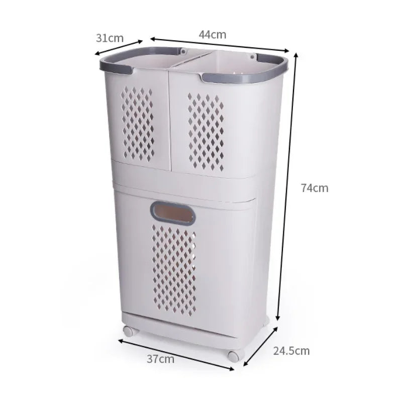 Yazijico™ Universal wheel design laundry basket - Yazijico™ 