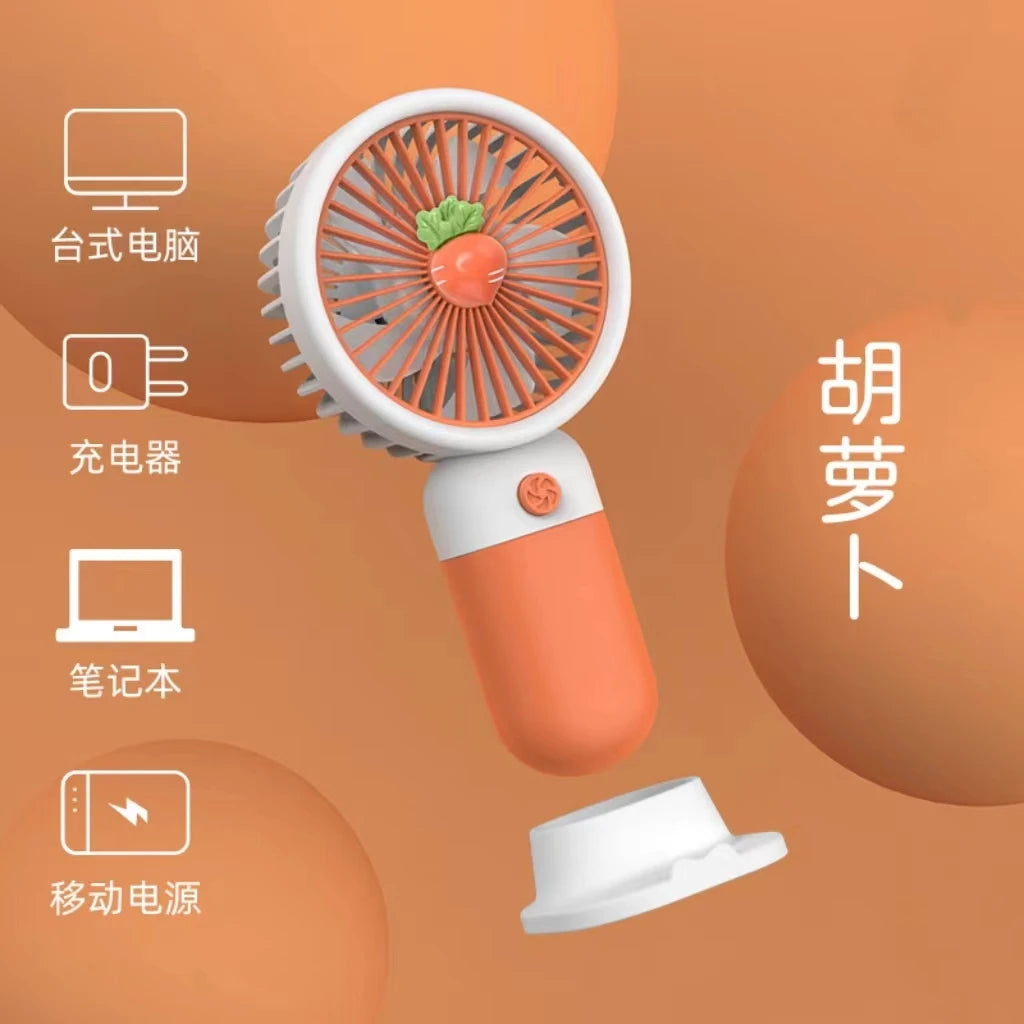 Fan Silent Desktop Small Fan Handheld Electric | Yazijico™