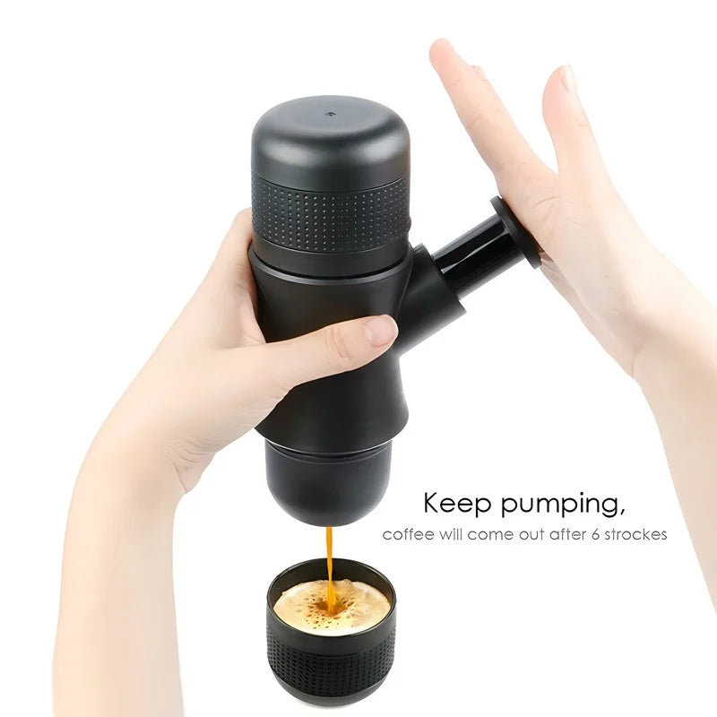 Yazijico™ Portable mini hand pressure coffee machine - Yazijico™ 