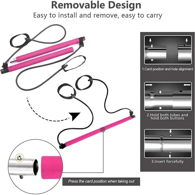 Multifunctional Pilates Bar Combination Fitness Yoga 