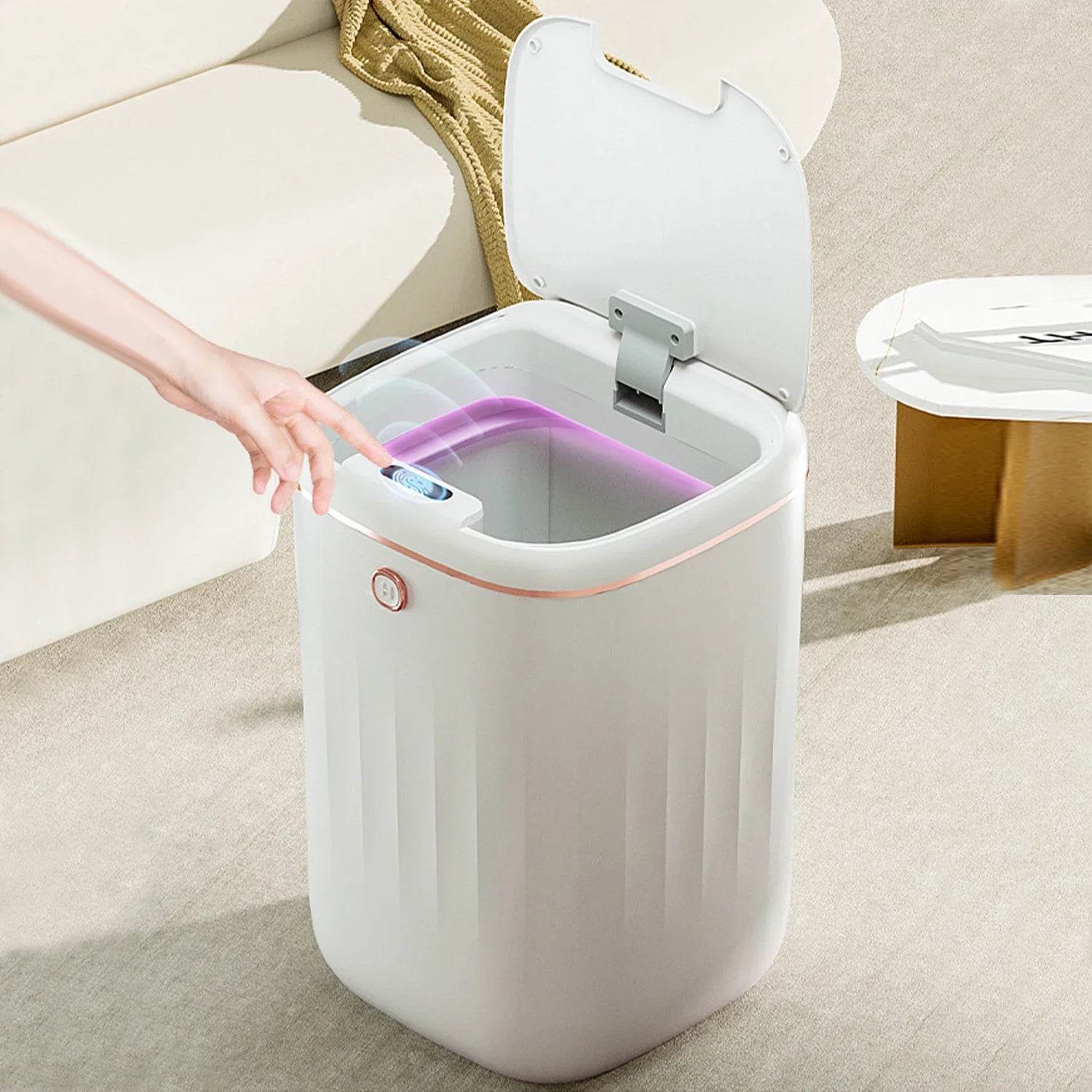 Yazijico™ Bathroom Sensor Electric Smart Trash - Yazijico™ 