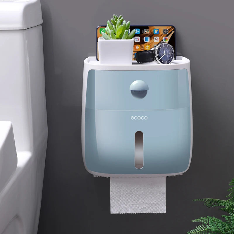 Bathroom Tissue Holder Wall Mounted | Yazijico™ 