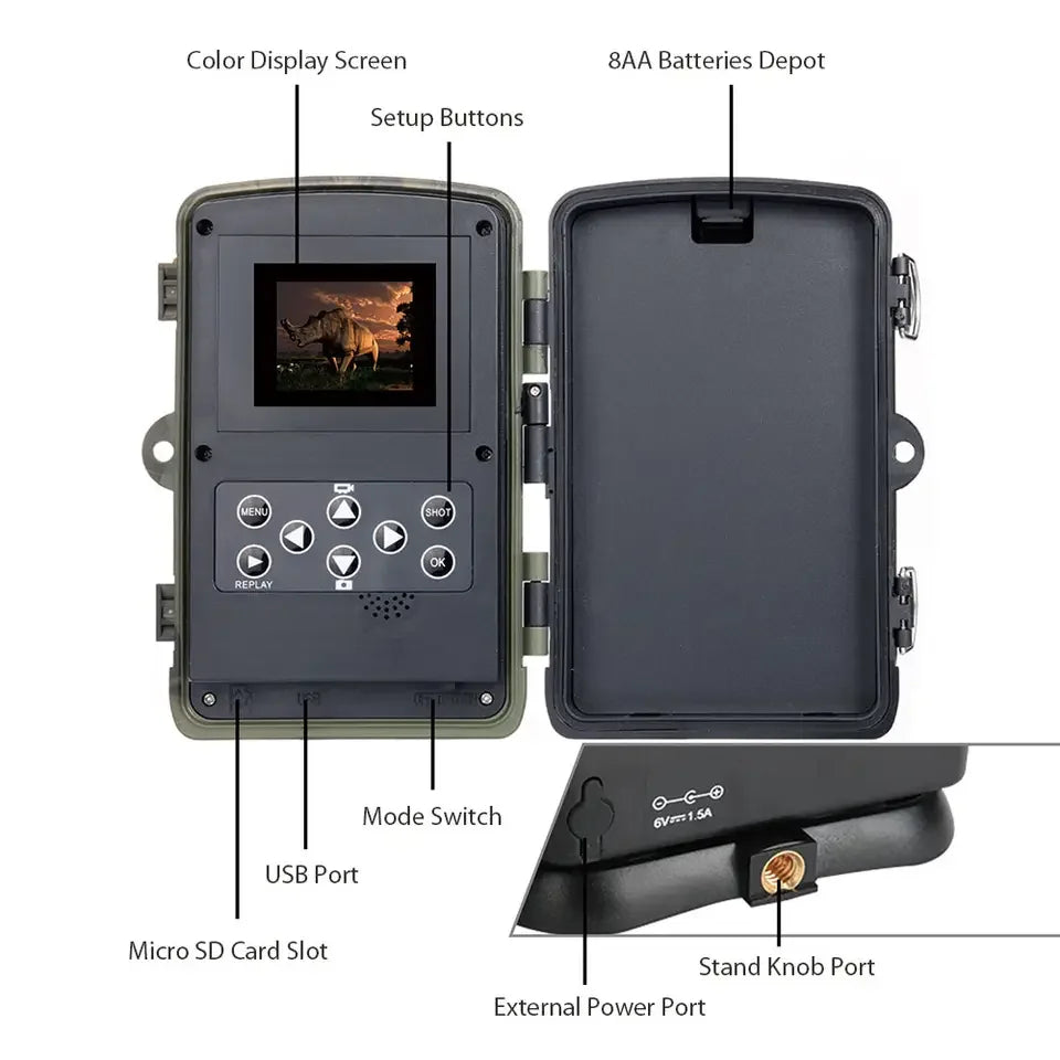 Outdoor Infrared Hunting Wildlife Trail Camera  | Yazijico™ 