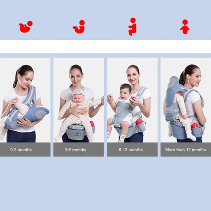 Newborn Ergonomic Baby Carrier Backpack Infant | Yazijico™ 