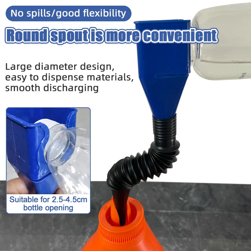 Oil Funnel Filter Transfer Tool Funnel Filter Refueling 