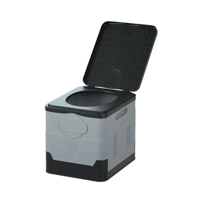 Toilet, Portable, Collapsible, Anti-Odor Storage Box 