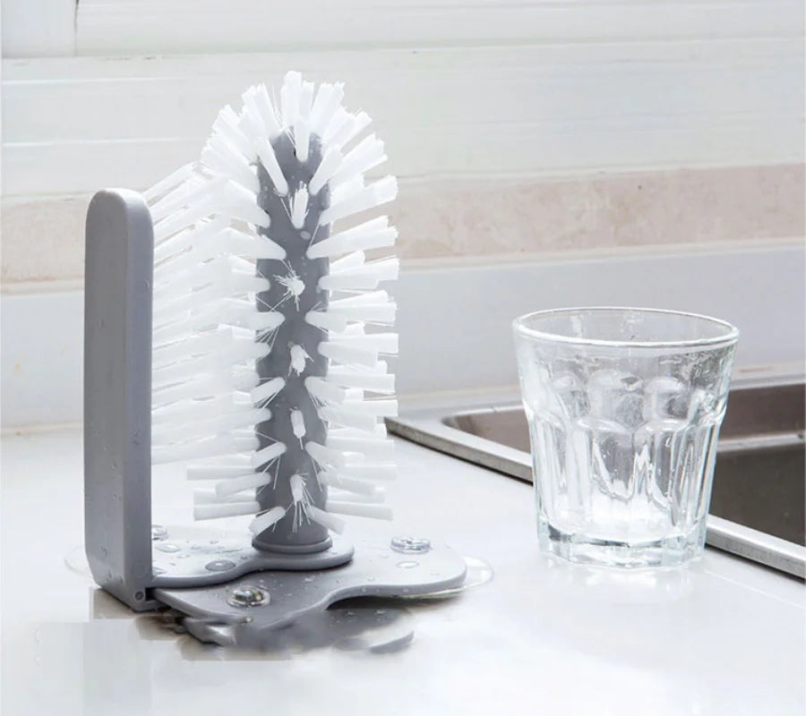 Brush Sink Cup Scrubber Glass Cleaner| Yazijico™ 