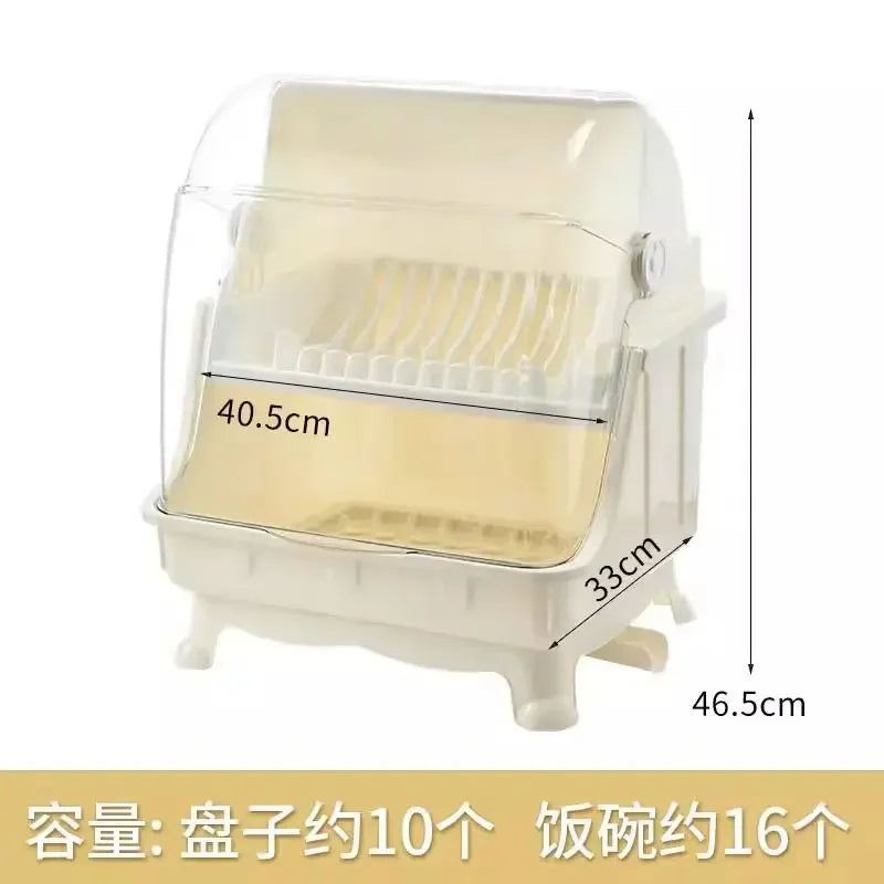 Kitchen bowl dish drying rack cabinet tray tabletop | Yazijico™  