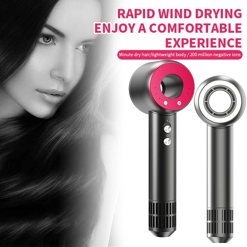 Professional Hair Dryer with Nozzle Negative | Yazijico™ 
