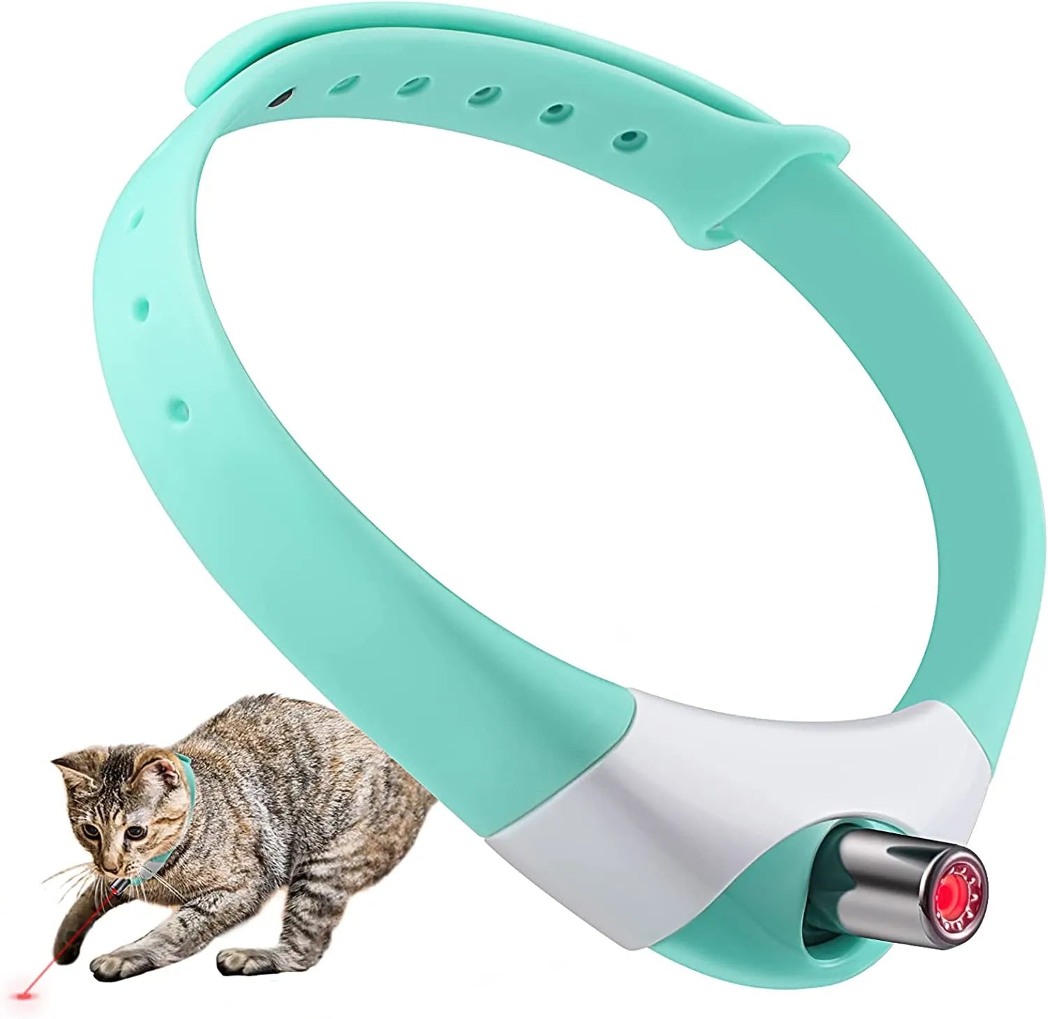 Pet Smart Cat Laser Collar Cat Toys | Yazijico™ 