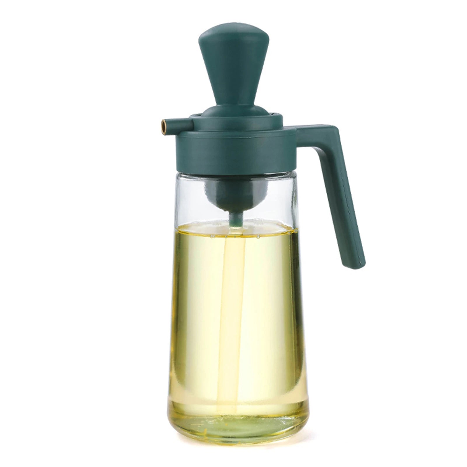 Glass Oil Bottle With Silicone Brush Kitchen Utensil | Yazijico™ 