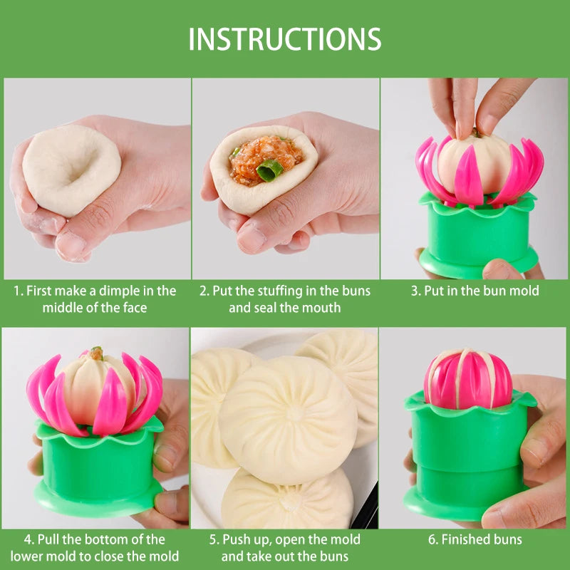 Baozi Mold Steameder Tool Automatically Make | Yazijico™ 