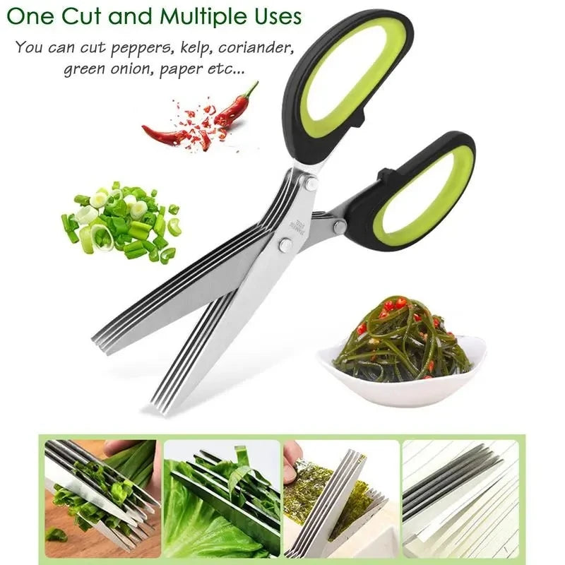 Yazijico™ Multi-Layer Scissor Stainless Steel Kitchen - Yazijico™ 