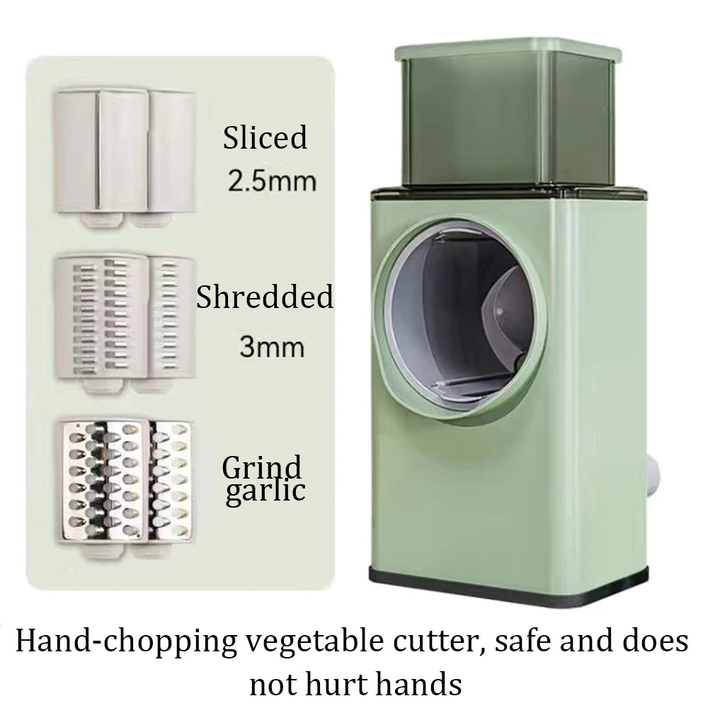 Yazijico™ Manual Drum Vegetable Cutter - Yazijico™ 