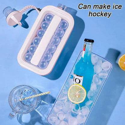 Yazijico™ 2 In 1 Ice Cube Maker Ice Fles Water - Yazijico™ 