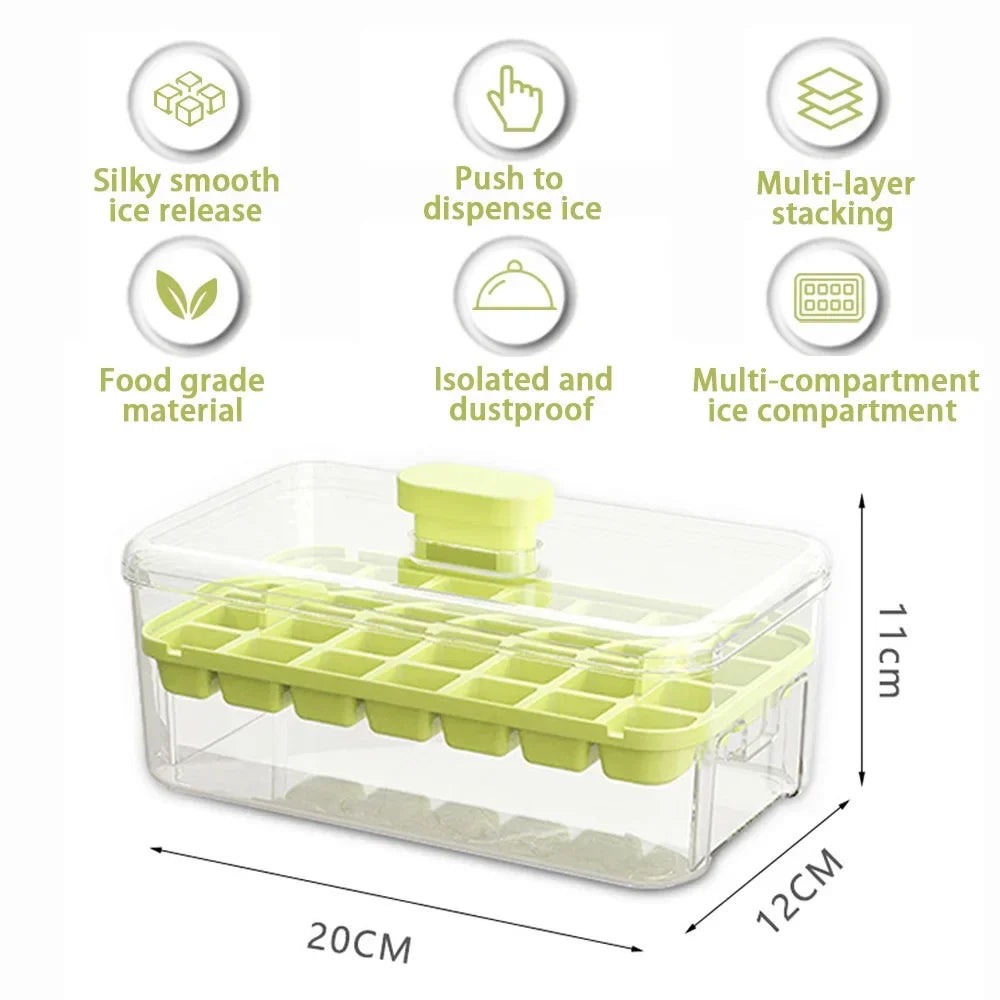 Ice Cube Mold Transparent Home Made