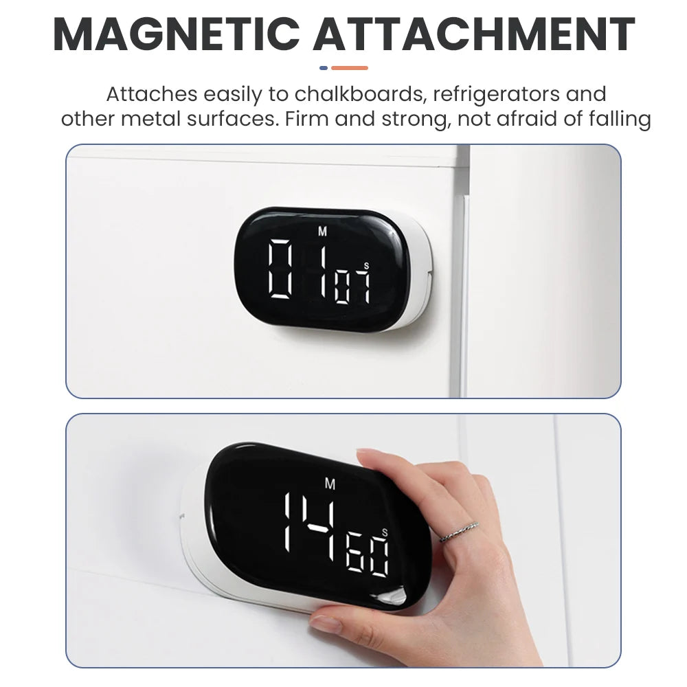 Screen Electronic Kitchen Timer Alarm 