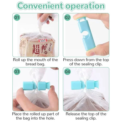 Reusable Food Sealing Bag Clip