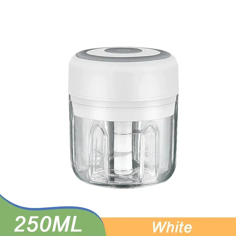 Mini Electric Garlic Chopper Grinder 