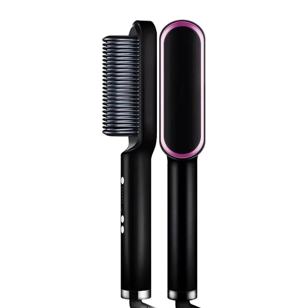 Hair Straightener Quick Heated Electric Comb | Yazijico™ 