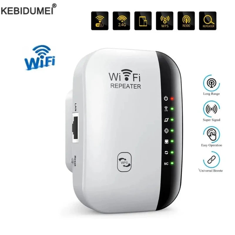 WiFi Repeater WiFi Extender Amplifier WiFi Booster | Yazijico™