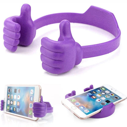 Thumbs Up Cell Phone Stand Holder Lazy Desk Universal Flexible Tablet Smartphone Stand Holder For iPhone