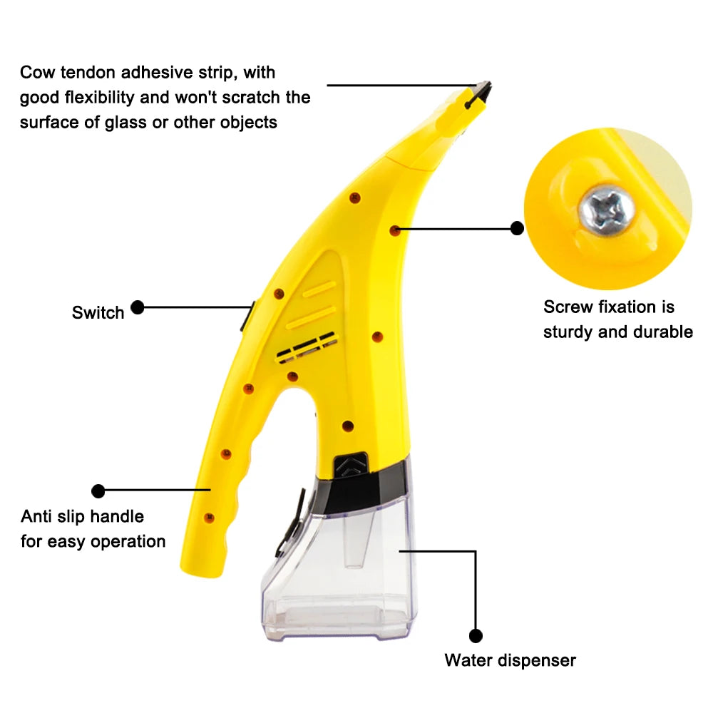 Vacuum Squeegee Portable Glass Cleaning Machine | Yazijico™ 