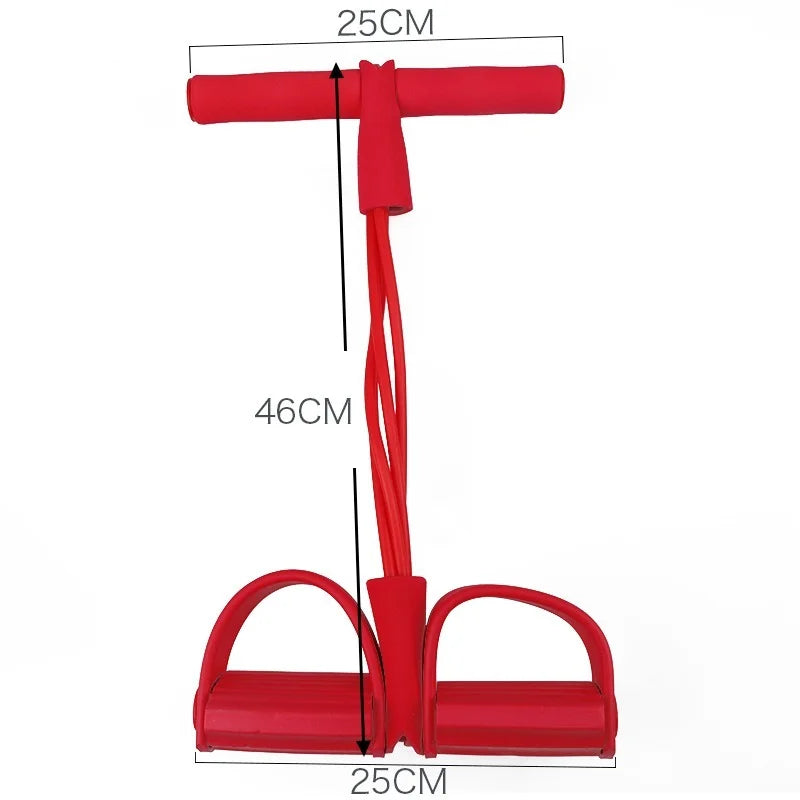 Fitness Gum Resistance Bands Latex Pedal Exerciser 