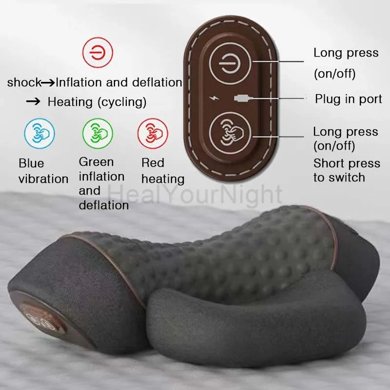 Electric Neck Massage Pillow Heating | Yazijico™ 