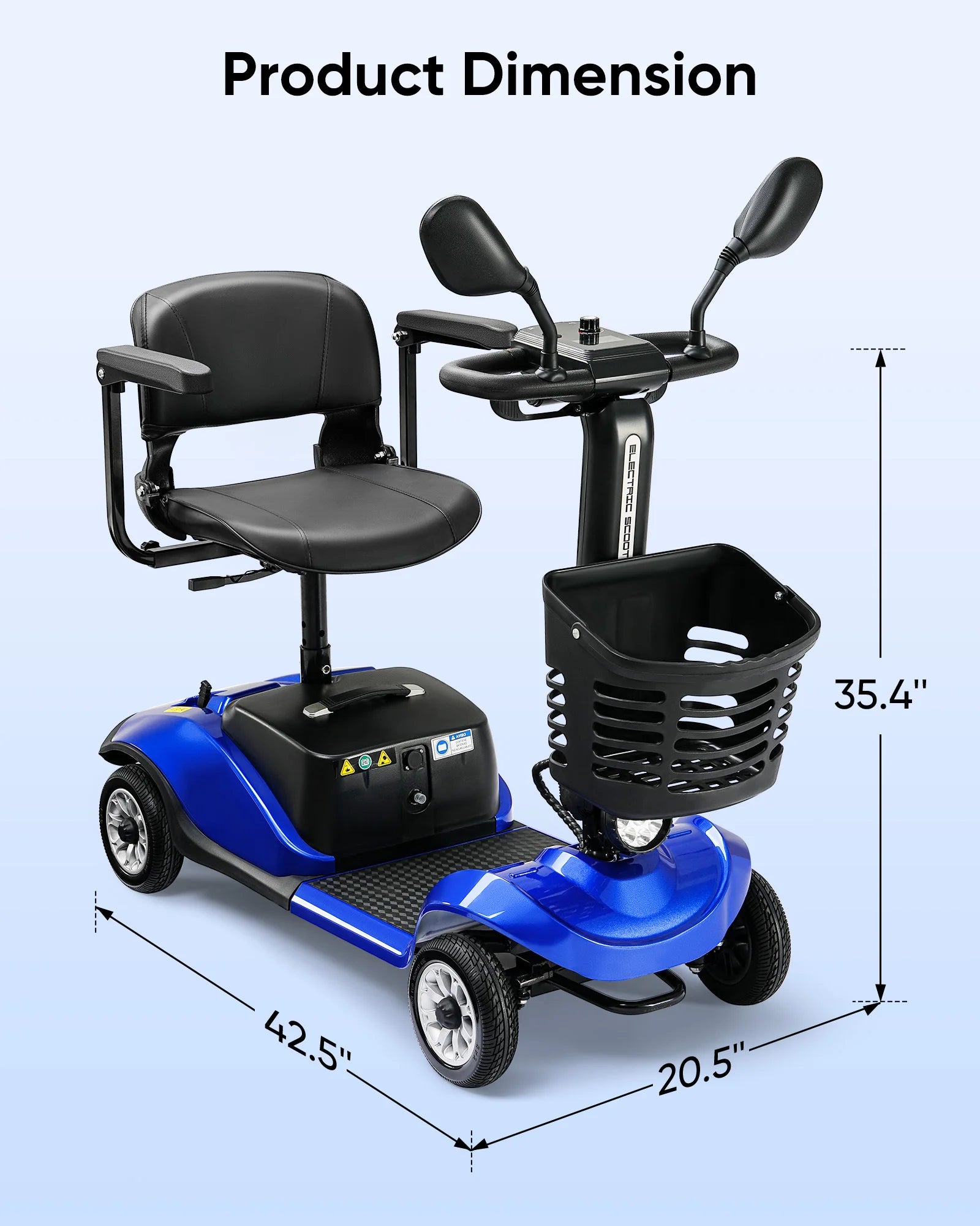 Mobility Scooter Electric Power Mobile Wheelchair 
