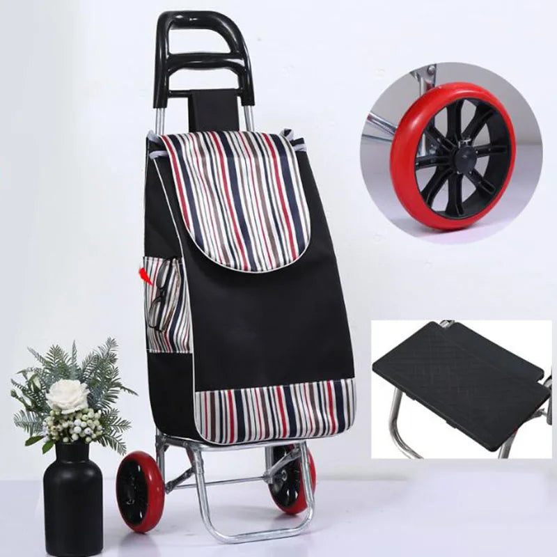 Light Grocery Shopping Trolley  Shopping Cart | Yazijico™ 
