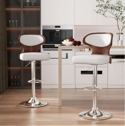 Bar Stools Set of 2 Seat Adjustable Height | Yazijico™ 