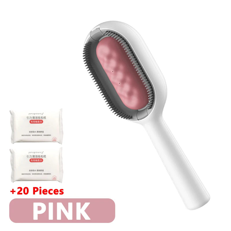 Hair Remover Brush for Dog Cat Silicone Pet Grooming | Yazijico™ 