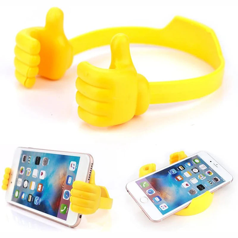 Thumbs Up Cell Phone Stand Holder Lazy Desk Universal Flexible Tablet Smartphone Stand Holder For iPhone