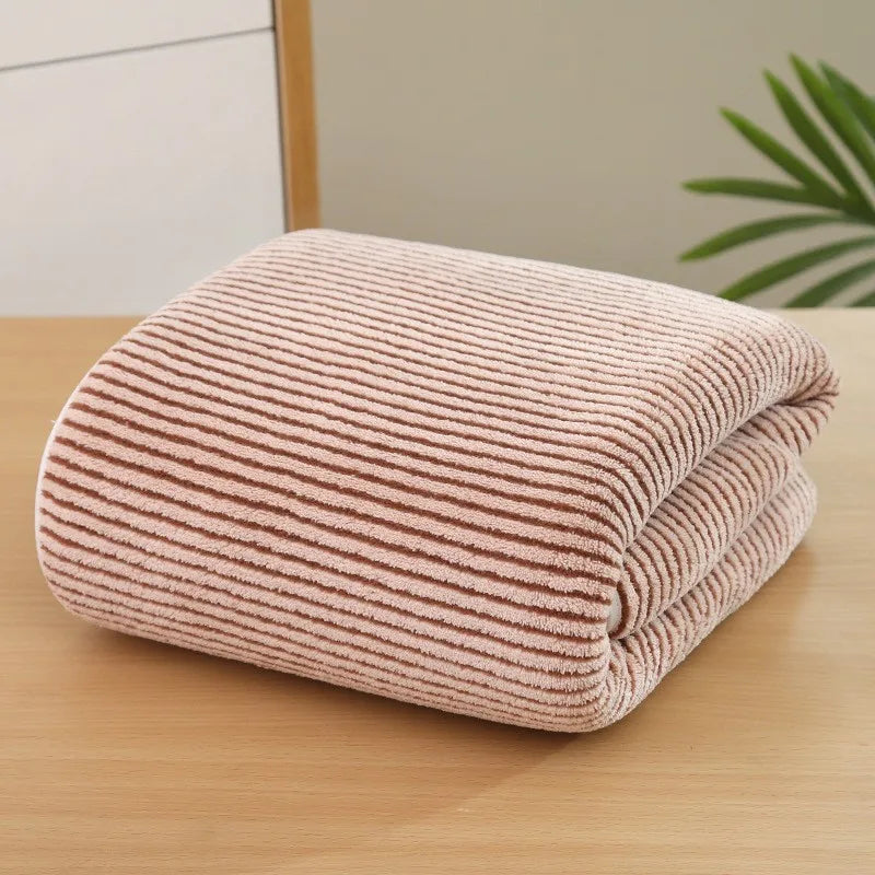 Towel Sets Bamboo Charcoal Coral Velvet Bath  | Yazijico™