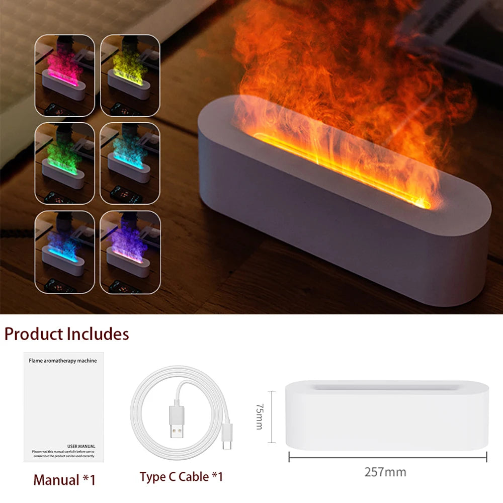 Fireplace Flame Diffuser for Essential Oil | Yazijico™