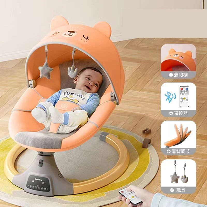 Newborn Baby Electric Rocking Chair Baby Sleeping | Yazijico™ 