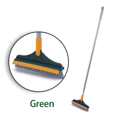 Floor Scrub Brush 2 in 1 Long Handle Cleaning | Yazijico™ 