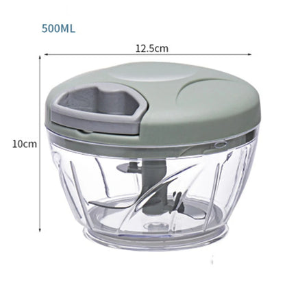 Garlic Chopper Manual Rotate Vegetable | Yazijico™ 